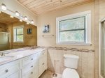 Jack n Jill Bathroom with Double Vanity and Shower/Tub Combo at 7 Cassina Lane